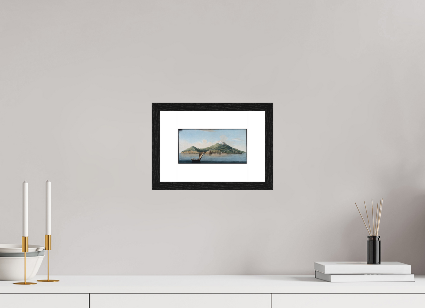 18.9 x 10 cm, Black Oak Ischia